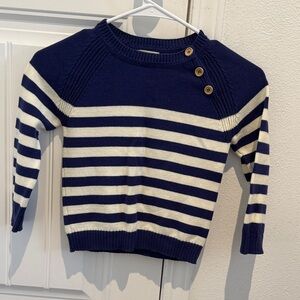 Egg by Susan Lazar striped boys sweater size 6